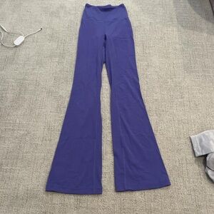 lululemon flare nulu groove pants indigo color